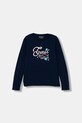 Guess longsleeve dziecięcy okrągły granatowy J5YI18.K6YW4.9BYA