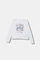 Guess longsleeve dziecięcy z elastanem biały J5YI20.K6YW4.9BYA