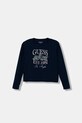 Guess longsleeve dziecięcy z elastanem granatowy J5YI20.K6YW4.9BYA