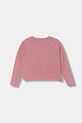 Guess longsleeve dziecięcy J5YI32.K6YW4.9BYA różowy AW25