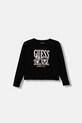 Guess longsleeve dziecięcy z elastanem czarny J5YI32.K6YW4.9BYA