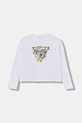 Guess longsleeve dziecięcy z elastanem biały J5YI36.K6YW4.9BYA