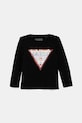 Guess longsleeve dziecięcy aplikacja czarny K4RI30.K6YW1.9BYA