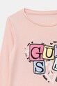 Dziewczynka Guess longsleeve dziecięcy K5YI07.K6YW4.9BYA różowy