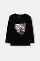 Guess longsleeve dziecięcy z elastanem czarny K5YI07.K6YW4.9BYA