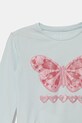 Dziewczynka Guess longsleeve bawełniany dziecięcy K5YI08.K6YW4.9BYA niebieski