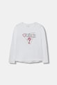 Guess maglietta a maniche lunghe per bambini tessuto elasticizzato bianco K5YI10.K6YW4.9BYA