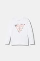 Guess longsleeve copii print alb K5YI16.K6YW4.9BYA
