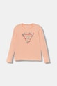 Guess longsleeve copii print portocaliu K5YI16.K6YW4.9BYA