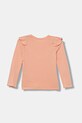 Guess longsleeve dziecięcy K5YI25.K6YW4.9BYA pomarańczowy AW25