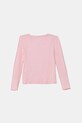 Guess longsleeve dziecięcy K5YI26.KAPO0.9BYA różowy AW25