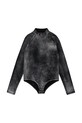 Diesel body dziecięce BALDA T-SHIRT z elastanem czarny J02372