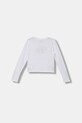 Diesel longsleeve copii TDOLSY T-SHIRT J02413 alb AW25