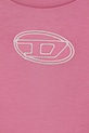 Fete Diesel longsleeve din bumbac pentru copii TIVALSYLS T-SHIRT J02431 roz