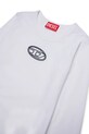 Deklice Otroški body Diesel BALAT T-SHIRT J02433 bela