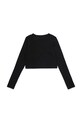 Otroška dolga majica Diesel TBALLETD T-SHIRT J02452 črna AW25