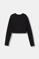 adidas Originals longsleeve dziecięcy JW2597 czarny AW25