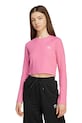 Дитячий лонгслів adidas Originals з еластаном рожевий JW2598