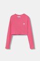 adidas Originals longsleeve copii print roz JW2598