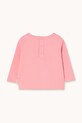 Tinycottons longsleeve bawełniany niemowlęcy CHERRY GRAPHIC BABY TEE AW25.324 różowy AW25