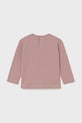 Mayoral longsleeve dziecięcy 116.4D.Baby.9BYA różowy AW25