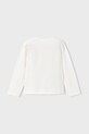 Mayoral longsleeve bawełniany 178.6K.Mini.9BYA biały AW25