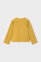 Mayoral longsleeve bawełniany 178.6K.Mini.9BYA żółty AW25