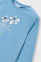 Dziewczynka Mayoral longsleeve bawełniany 178.6K.Mini.9BYA niebieski