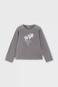 Mayoral longsleeve din bumbac bumbac gri 178.6K.Mini.9BYA
