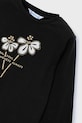 Mayoral longsleeve bawełniany czarny 178.6K.Mini.9BYA