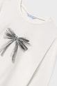 Mayoral longsleeve din bumbac pentru copii alb 830.8A.Junior.9BYA