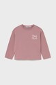Majica dugih rukava za bebe Mayoral print roza 2079.4H.Baby.9BYA