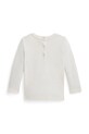 Polo Ralph Lauren longsleeve bawełniany niemowlęcy 310P00435001 beżowy AW25