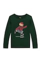 Polo Ralph Lauren longsleeve bawełniany dziecięcy nadruk zielony 312P00435500