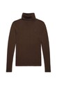 Dječja majica dugih rukava Polo Ralph Lauren pamuk smeđa 313850670018