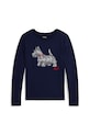 Detské tričko s dlhým rukávom Polo Ralph Lauren bavlna tmavomodrá 313979013001