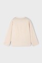 Dziewczynka Mayoral longsleeve bawełniany dziecięcy 4005.6C.Mini.9BYA beżowy