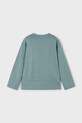 Mayoral longsleeve bawełniany dziecięcy 4005.6C.Mini.9BYA turkusowy AW25