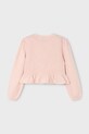 Mayoral longsleeve din bumbac pentru copii 4007.6E.Mini.9BYA roz AW25