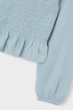 Fete Mayoral longsleeve din bumbac pentru copii 4007.6E.Mini.9BYA turcoaz