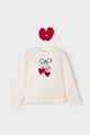 Mayoral longsleeve bawełniany 4008.6F.Mini.9BYA czerwony AW25