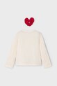 Dziewczynka Mayoral longsleeve bawełniany 4008.6F.Mini.9BYA czerwony