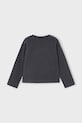 Bavlněné tričko s dlouhým rukávem Mayoral 4009.6J.Mini.9BYA šedá AW25