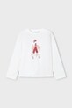 Mayoral longsleeve din bumbac bumbac bej 4010.6J.Mini.9BYA