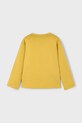 Mayoral longsleeve bawełniany 4010.6J.Mini.9BYA żółty AW25