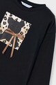 Mayoral longsleeve bawełniany czarny 4010.6J.Mini.9BYA