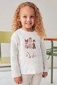 Лонгслив Mayoral с эластаном белый 4011.6L.Mini.9BYA