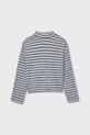 Mayoral longsleeve dziecięcy 7016.8D.Junior.9BYA niebieski AW25