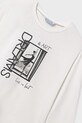 Mayoral longsleeve dziecięcy biały 7017.8B.Junior.9BYA