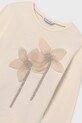 Dziewczynka Mayoral longsleeve dziecięcy 7017.8B.Junior.9BYA beżowy